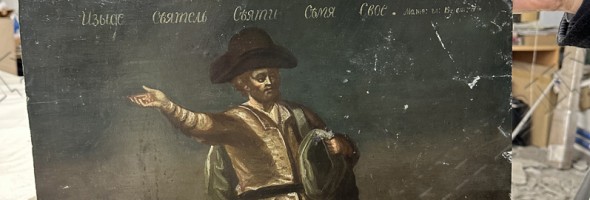 Реставрація одеськими фахівцями “Притчи про сіяча” II пол. XVIII ст. з колекції Одеського національного художнього музею