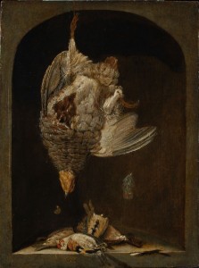 Крістіан ван Хьол (прац. у ІІІ чверті XVII ст.), «Натюрморт із впольованою дичиною». Після реставрації.