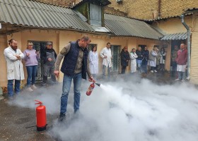 Майстер-клас з пожежної безпеки для працівників ННДРЦУ