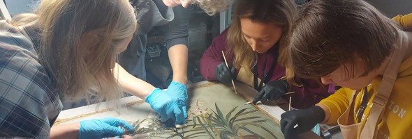 Проходження міжнародного стажування у Польщі Анастасією Богдан — художником-реставратором науково-дослідного відділу реставрації творів темперного живопису