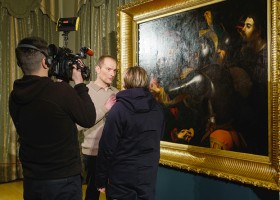 Прес-конференція для ЗМІ до офіційного відкриття виставкового проєкту «У світлі Караваджо. Порятунок. Дослідження. Реставрація»