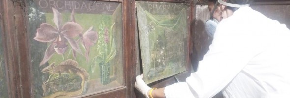 Консервація живописних творів Василя Польового кінця ХХ ст. із львівської аптеки-музею «Під чорним орлом»