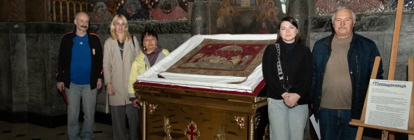 Презентація відреставрованої плащаниці до Дня міста Маріуполь 30 вересня