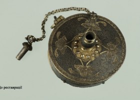 Реставрація натруски у срібній оправі