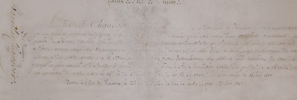 Реставрація листа Станіслава Потоцького 1817 року фахівцями Національного науково-дослідного реставраційного центру України