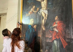 Обстеження музейних предметів фахівцями Львівської філії ННДРЦУ в Музеї “Дрогобиччина”