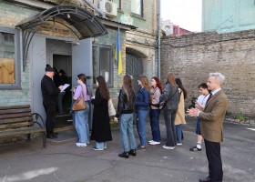 Зустріч студентів КНУБА зі співробітниками ННДРЦУ