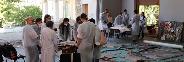 Перший практичний семінар «Порятунок культурної спадщини під час війни: стабілізація пошкоджених колекцій»