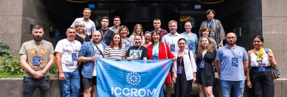 Фахівці Центру пройшли навчальний курс у межах програми від ICCROM, С. Стрєльнікова виступила одним з експертів